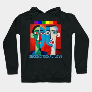 Unconditional love, pride month, lgbtq, gift present ideas Hoodie